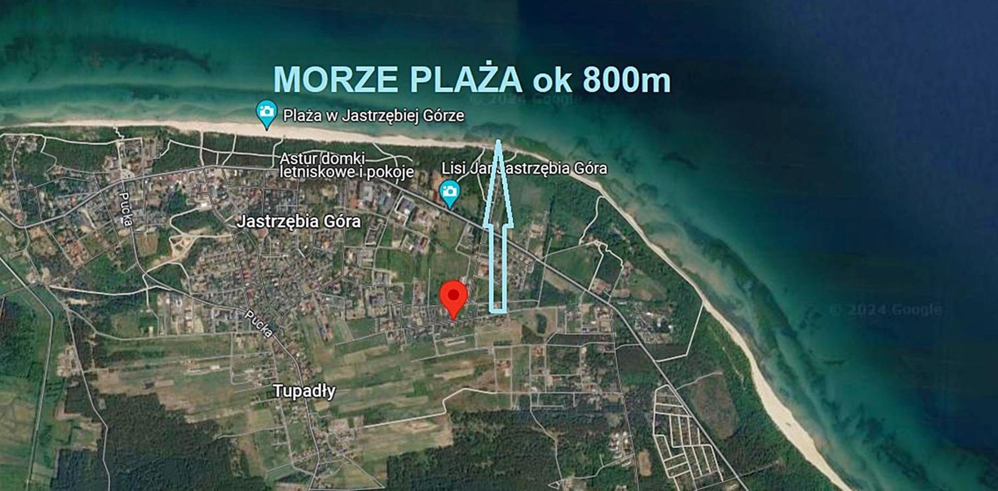 Woda I Wiatr Pl Wiatrakowa 26 Jastrzębia Góra Dış mekan fotoğraf